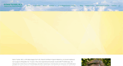Desktop Screenshot of gloriatuckermd.com